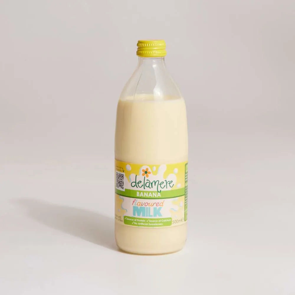 Delamere Banana Milk in Glass
