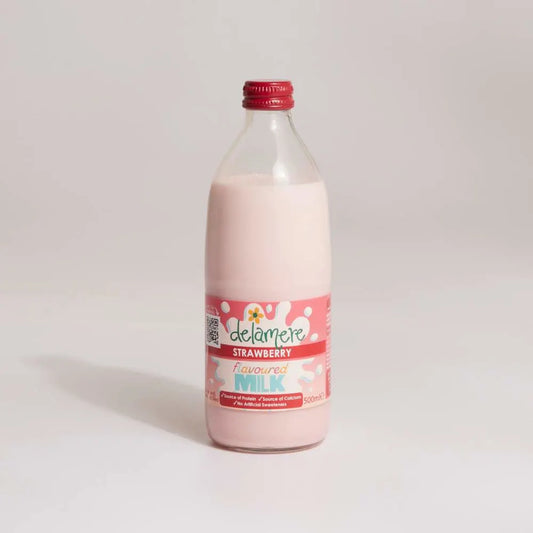 Delamere Strawberry Milk in Glass